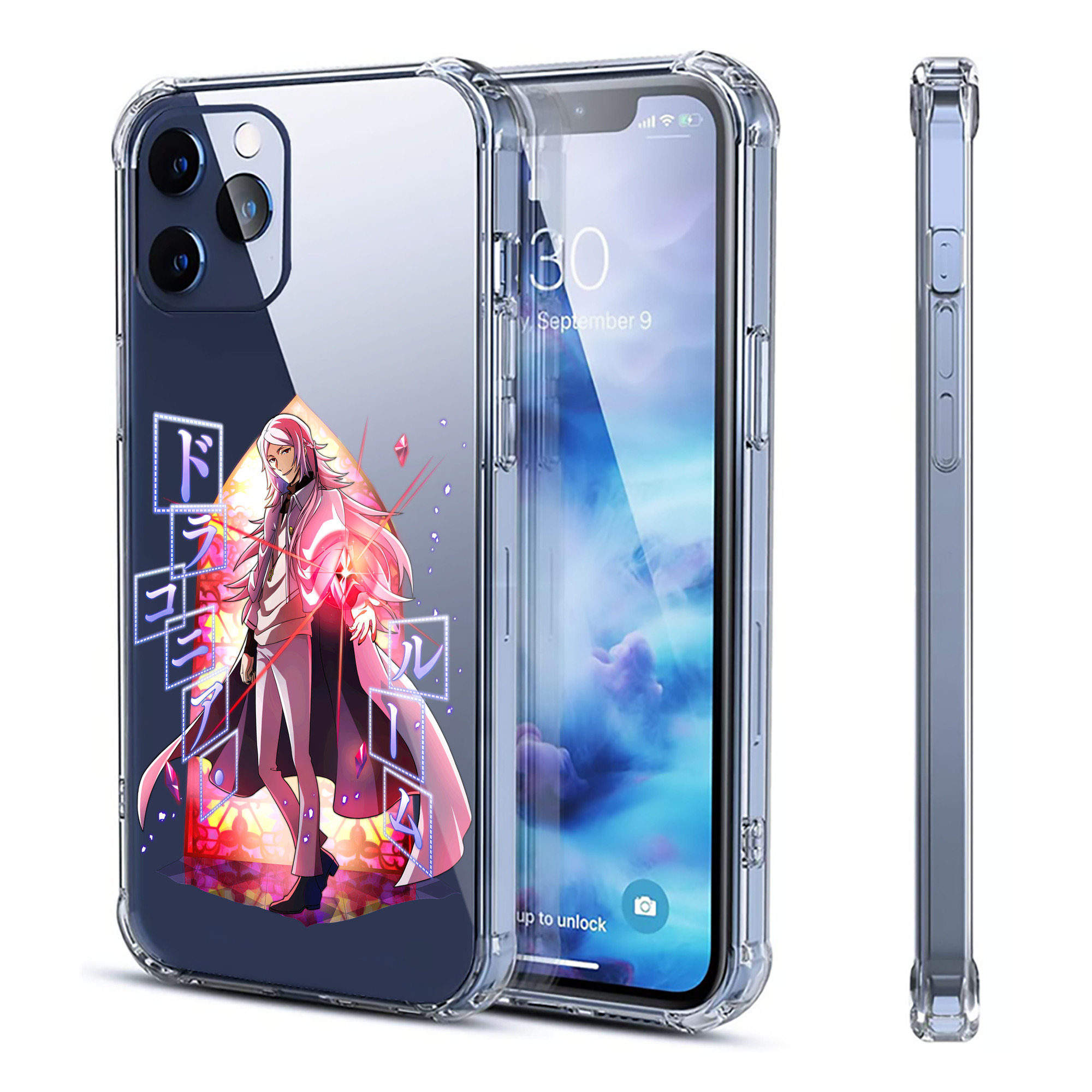 （画像用） 文豪ストレイドッグス Bungo Stray Dogs 【iPhone 12シリーズ対応】透明スマホケース（クリアソフトケース）